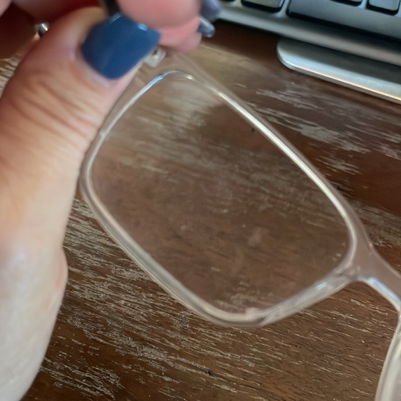 Ted Baker TFM008 Cry 56-17-140 Crystal silver clear full rim eyeglasses w/case - Picture 11 of 16